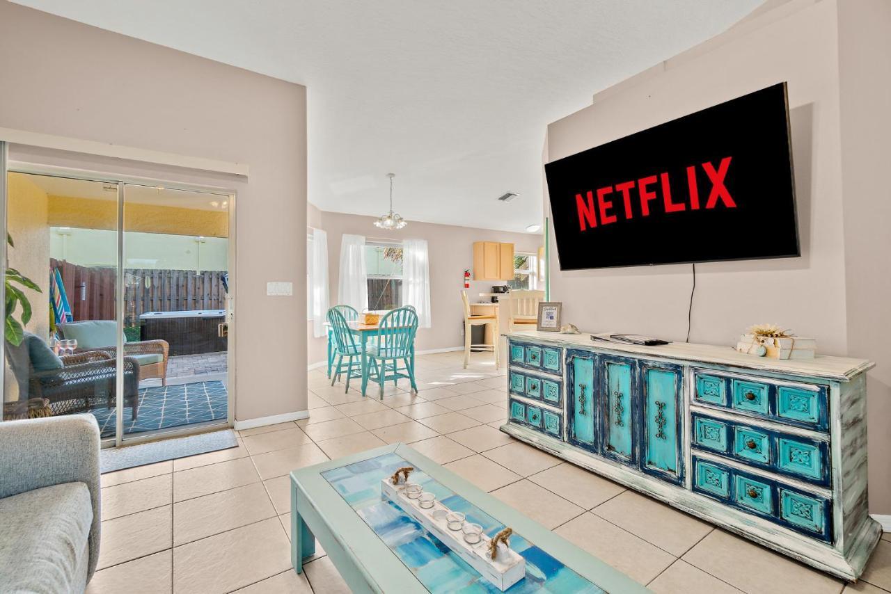 Sunset Serenity - 3Br Beach Townhome With Outdoor Patio - New Hot Tub, Steps To Ocean Fun! Melbourne Zewnętrze zdjęcie